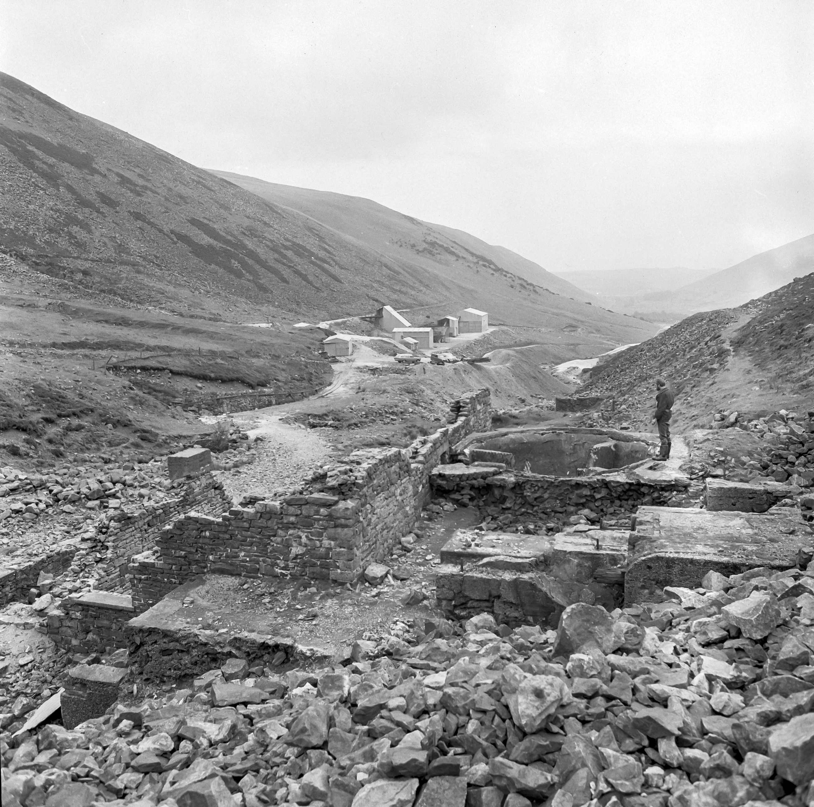Carrock Wolfram Mine General view June 1976